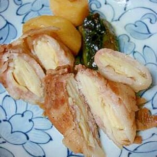 旬のタケノコの豚肉巻き！